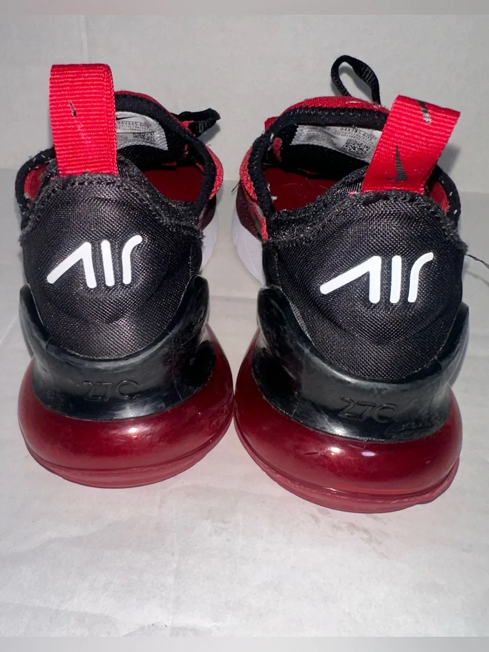Nike Air Max 270 Running Shoes Gym Red 943345-603 /Womens Size 4.5Y